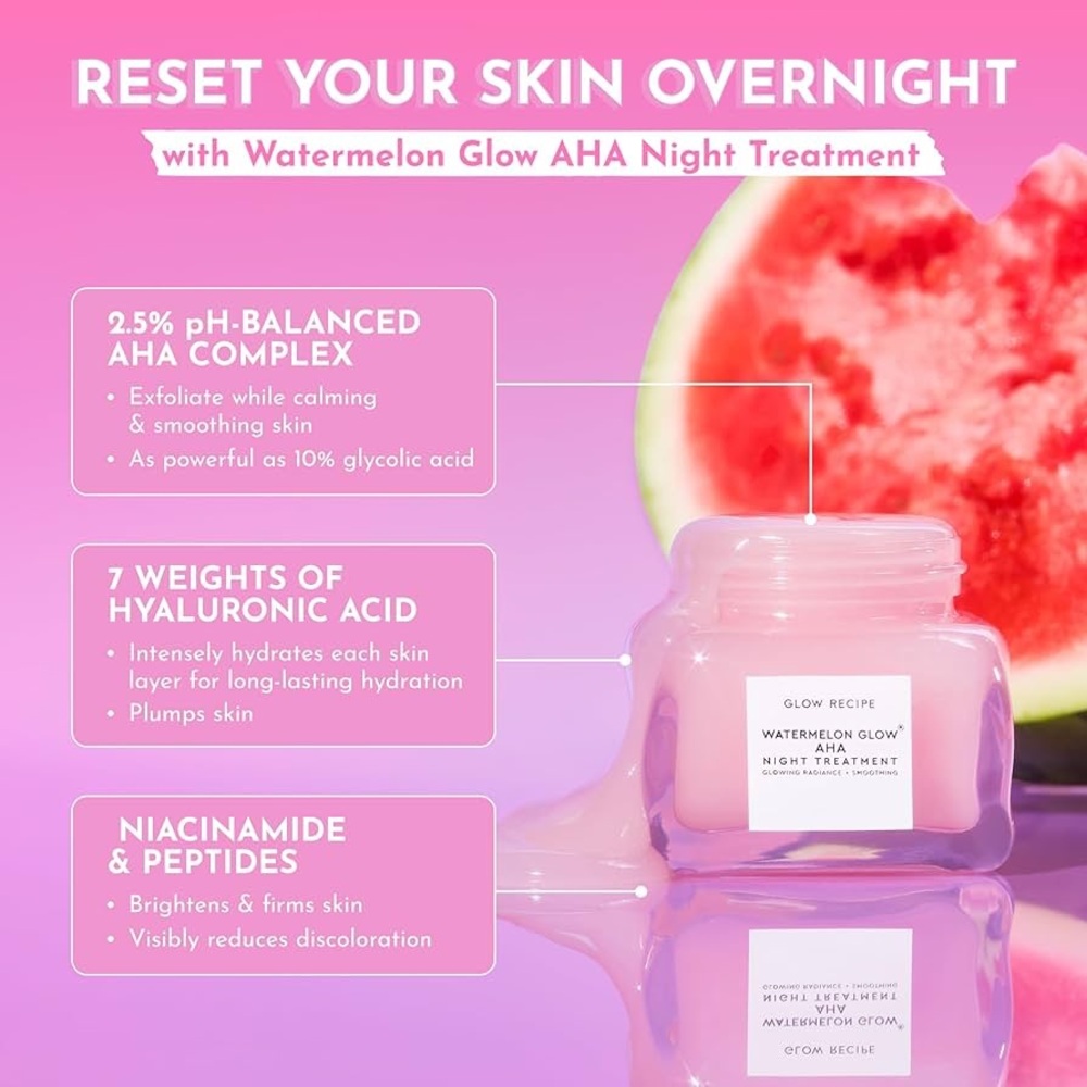 Glow Recipe Watermelon Glow AHA Night Treatment - Picture 4 of 6